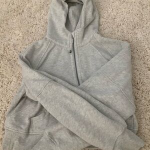 Gray Lululemon scuba zip up